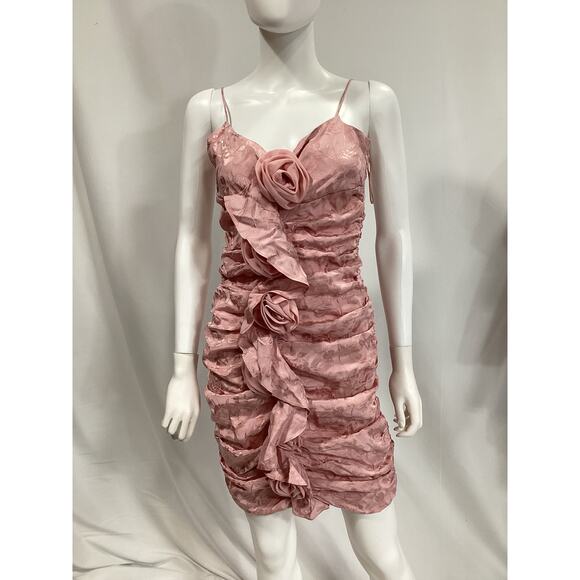 For Love & Lemons 'Soraya' Pink Midi Dress Size S - Picture 2 of 4